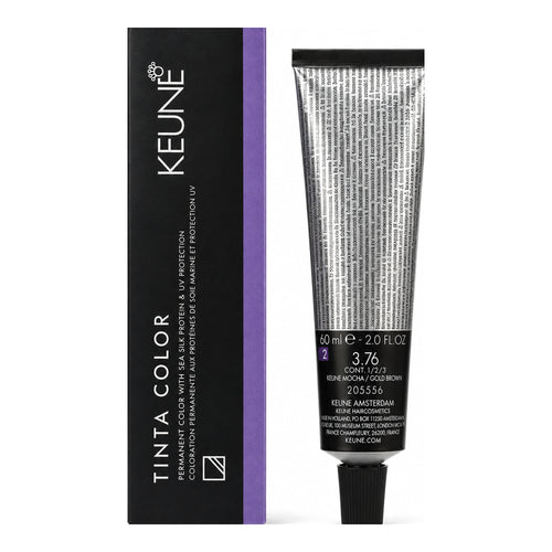 Keune Tinta Color No. 3.76 Dark Violet Red Brown 2 Oz