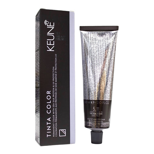 Keune Tinta Color 5.11 Permanent Color Light Intense ASH Brown 2 Oz Beauty Gables