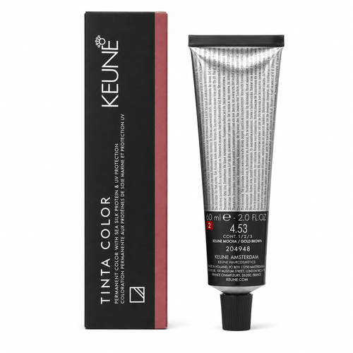 Keune Tinta Color No. 4.53 Medium Mahogany Golden Brown 2 Oz