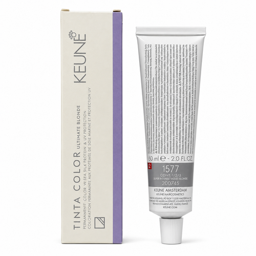 Keune Tinta Color No. 1577 Super Intens Violet Blonde 2 Oz