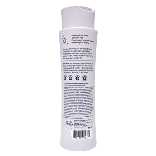 Keranique Deep Hydration Follicle Strengthening Shampoo 12 Oz