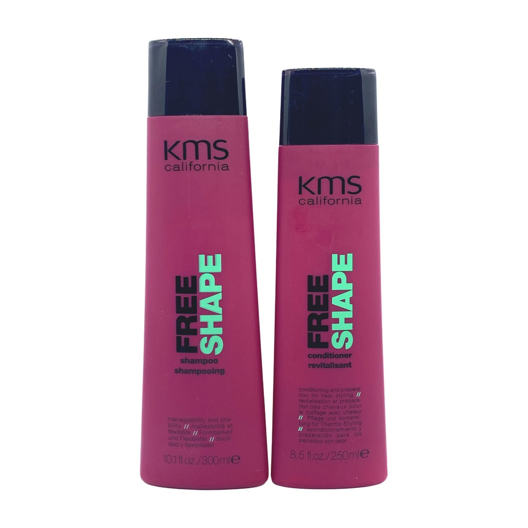 KMS Free Shape Shampoo 10.1 Oz & Conditioner 8.5 Oz Set - Beauty Gables 