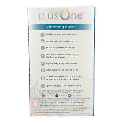 PlusOne Vibrating Bullet Model # 6702 - Beauty Gables 