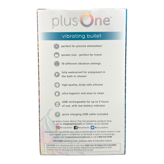 PlusOne Vibrating Bullet Model # 6702 - Beauty Gables 