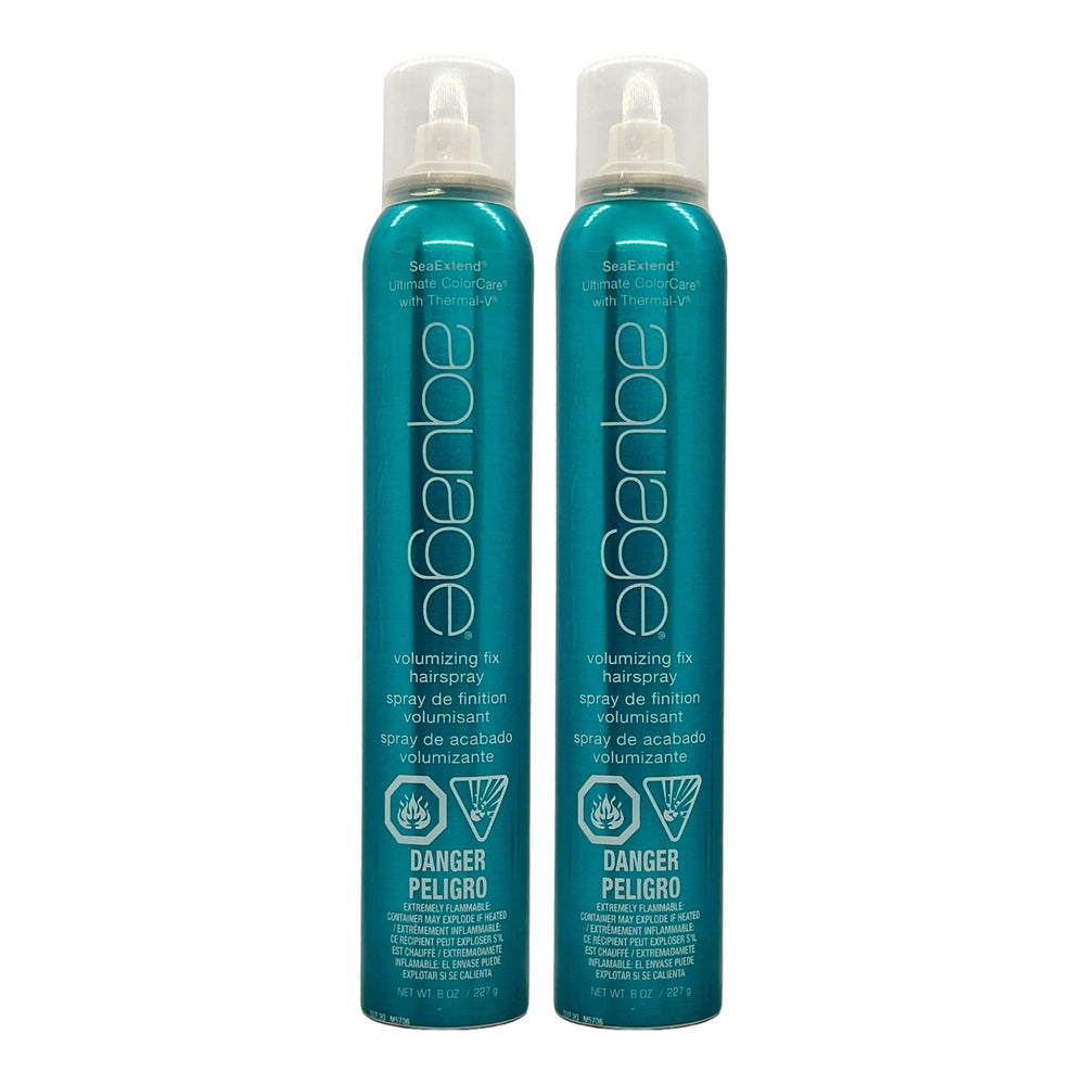 Aquage SeaExtend Volumizing Fix Hairspray 8 Oz (Pack of 2) - Beauty Gables