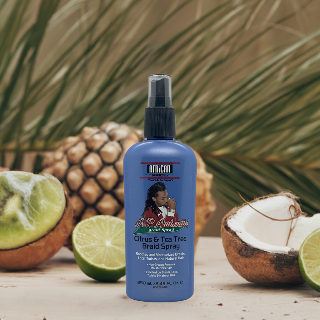 African Pride Ap Authentic Men Braid Spray 8.45 Oz - Beauty Gables 
