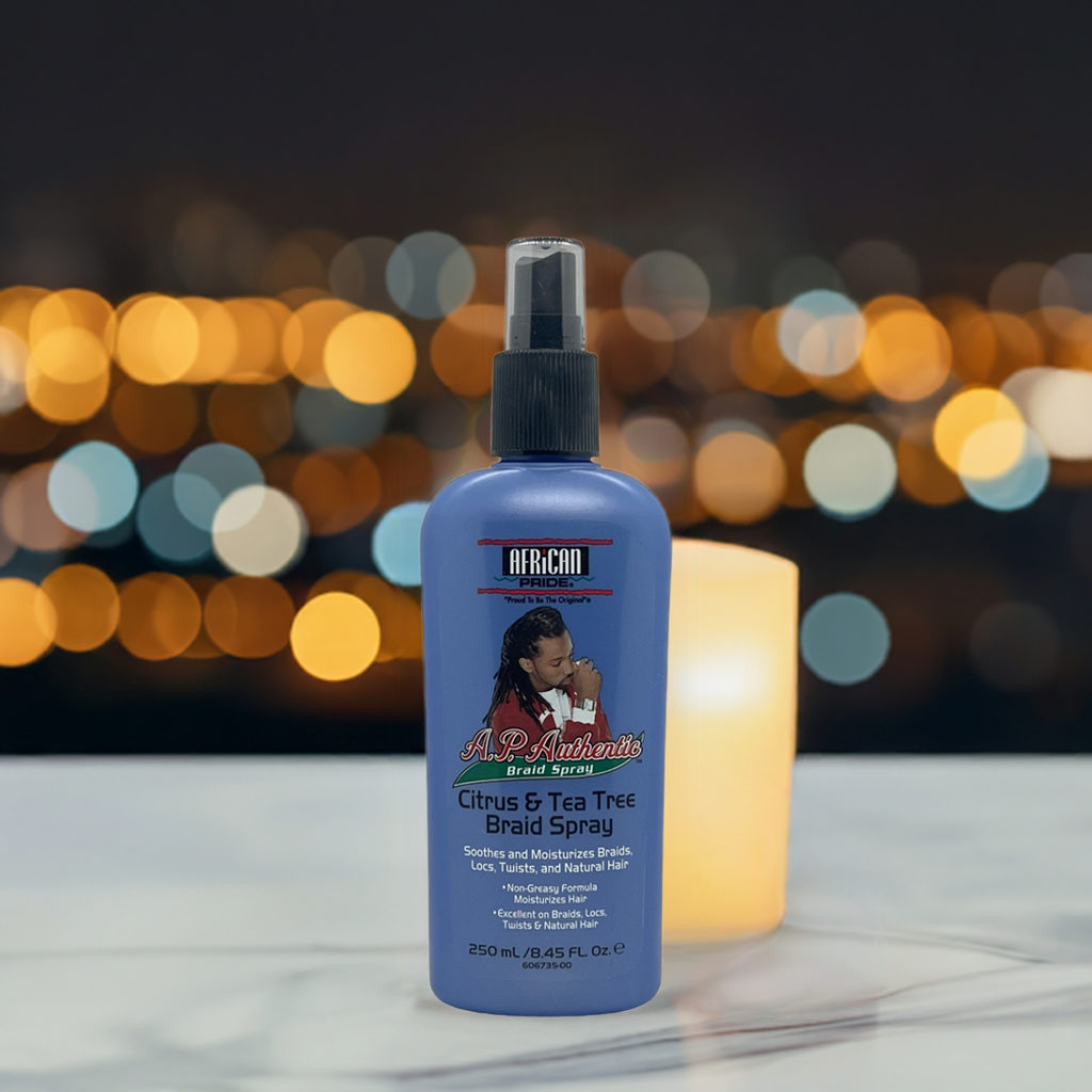 African Pride Ap Authentic Men Braid Spray 8.45 Oz - Beauty Gables 