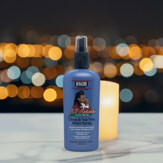 African Pride Ap Authentic Men Braid Spray 8.45 Oz - Beauty Gables 