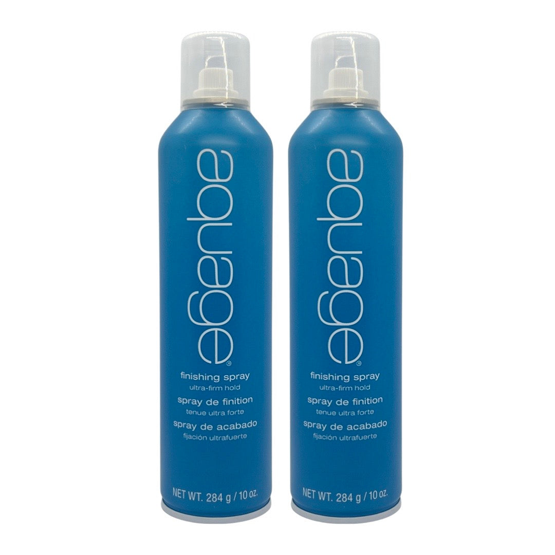Aquage Finishing Spray Ultra-Firm Hold Old Package 10 Oz (Pack of 2) - Beauty Gables