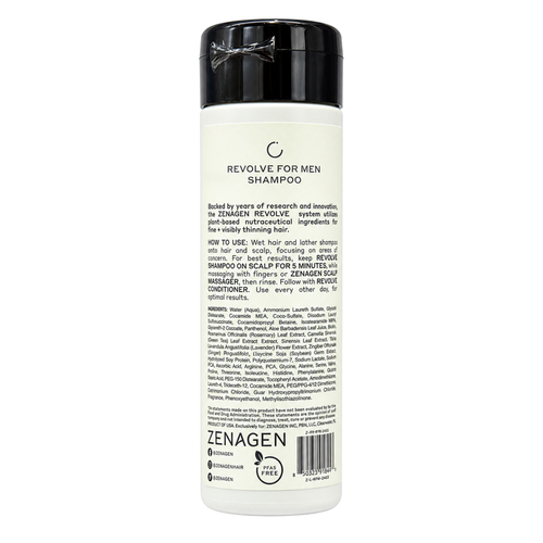 Zenagen Revolve Men's Thickening Shampoo & Conditioner 6.75 Oz Set