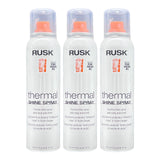 Rusk Thermal Shine Spray With Pure Argan Oil 4.4 Oz (Pack of 3)