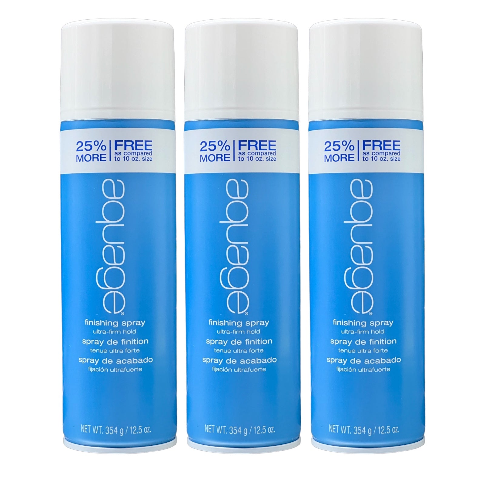 Aquage Finishing Spray Ultra-Firm Hold 12.5 Oz (Pack of 3) - Beauty Gables 