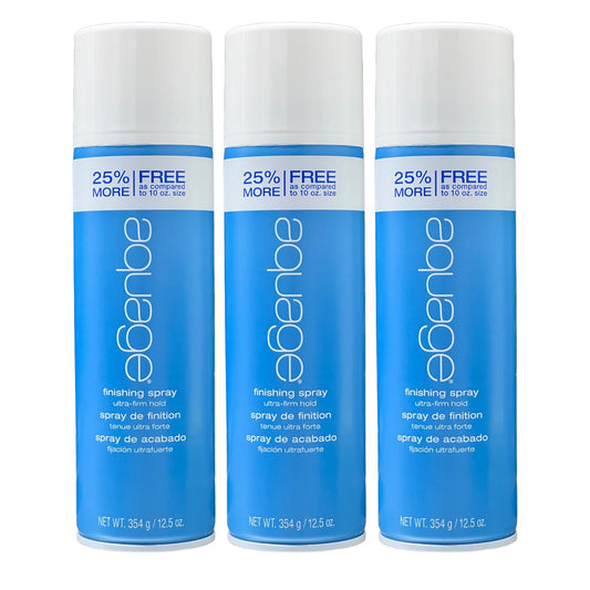 Aquage Finishing Spray Ultra-Firm Hold 12.5 Oz (Pack of 3) - Beauty Gables 