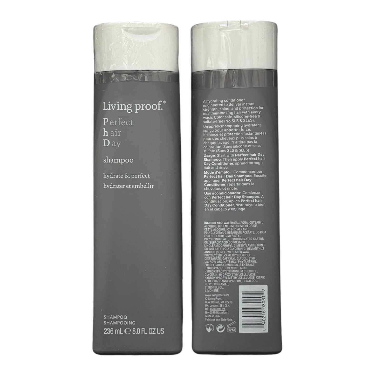 Living Proof Perfect Hair Day Shampoo & Conditioner 8 Oz Set - Beauty Gables