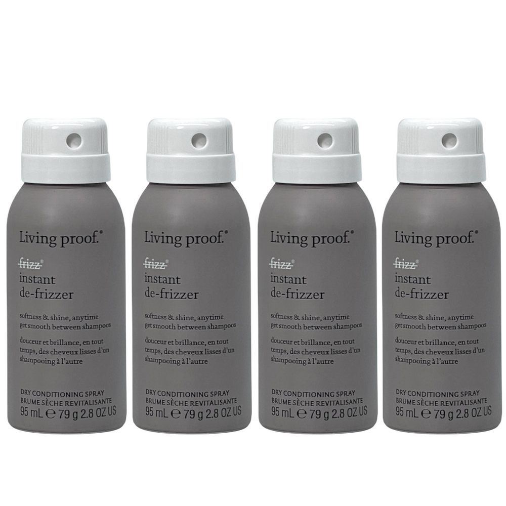 Living Proof No Frizz Instant De-Frizzer 2.8 Oz (Pack of 4)