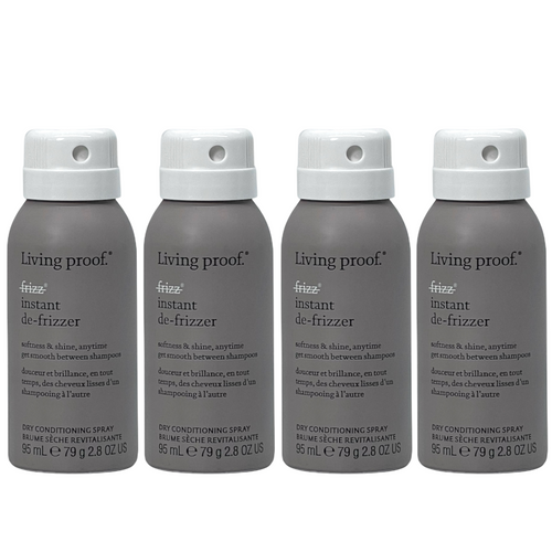 Living Proof No Frizz Instant De-Frizzer 2.8 Oz (Pack of 4)