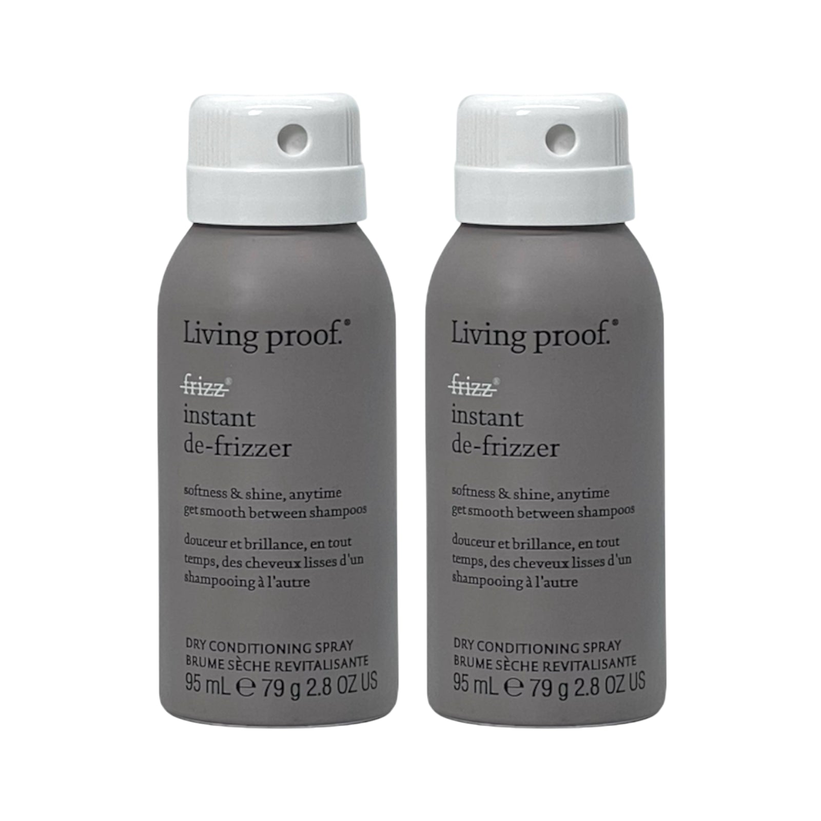 Living Proof No Frizz Instant De-Frizzer 2.8 Oz (Pack of 2) - Beauty Gables 