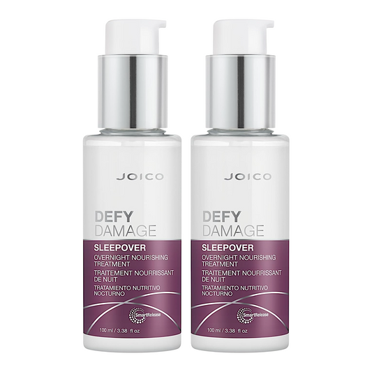 Joico Defy Damage Sleepover Overnight Nourishing Treatment 3.38 Oz (Pack of 2)