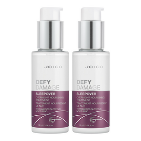 Joico Defy Damage Sleepover Overnight Nourishing Treatment 3.38 Oz (Pack of 2)