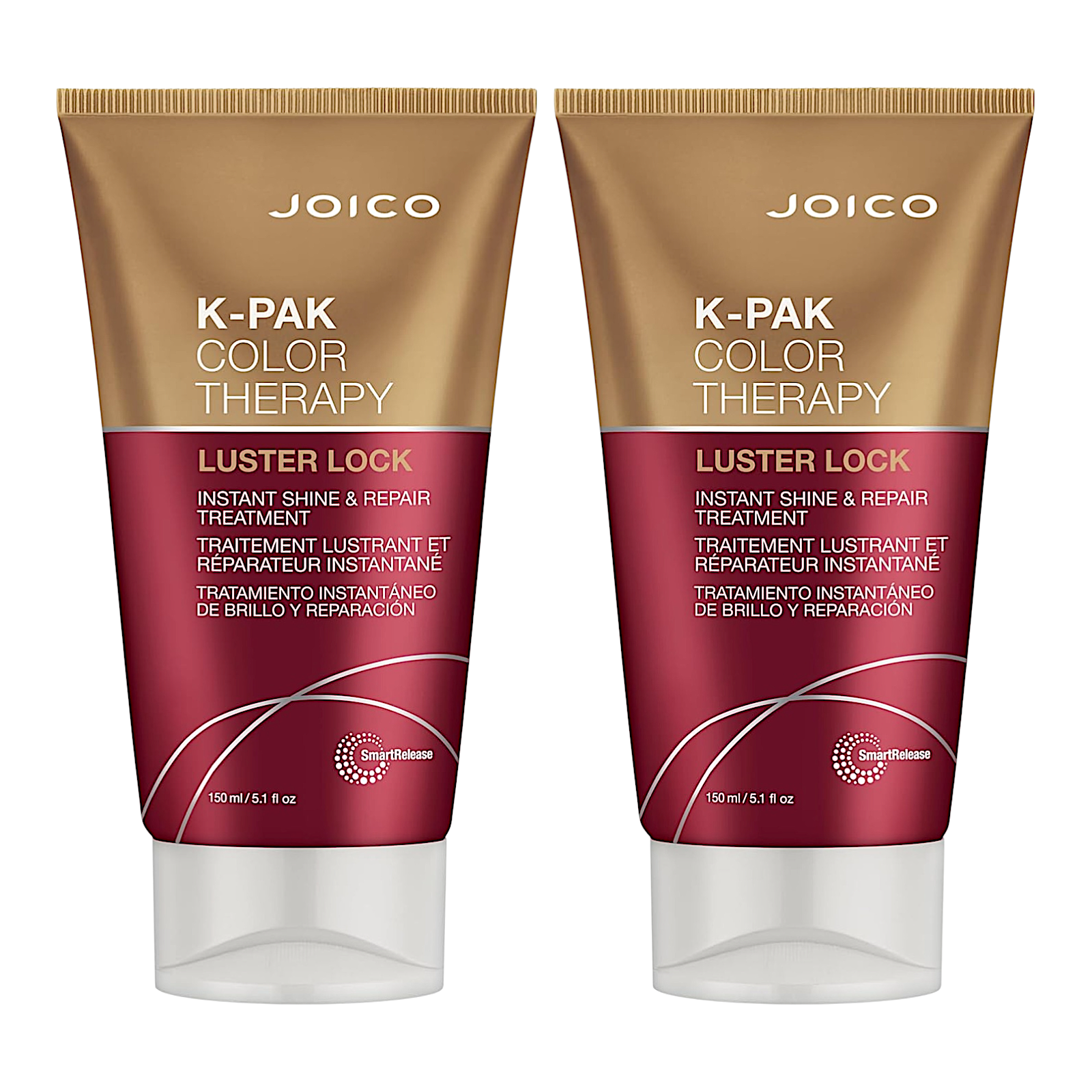 Joico K-Pak Color Therapy Luster Lock Instant Shine & Repair Treatment 5.1 Oz (Pack of 2) - Beauty Gables