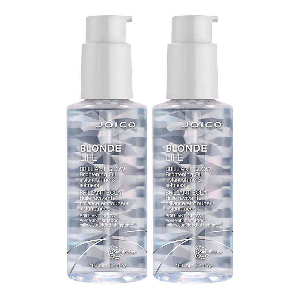 Joico Blonde Life Brilliant Glow Brightening Oil 3.4 Oz (Pack of 2) - Beauty Gables