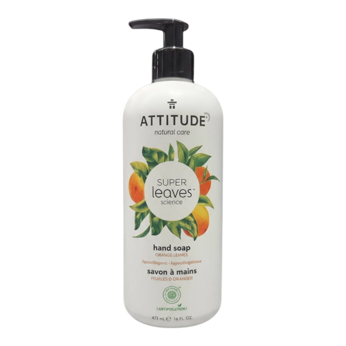 Attitude Hand Soap Orange Leaves 16 Oz Beauty Gables