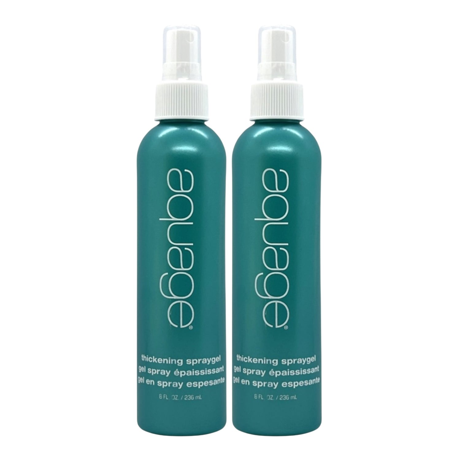 Aquage Thickening Spray Gel Firm Hold 8 Oz (Pack of 2) Beauty Gables