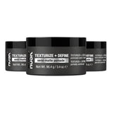 Rusk Texturize + Define Semi-Matte Pomade 3.4 Oz (Pack of 3)