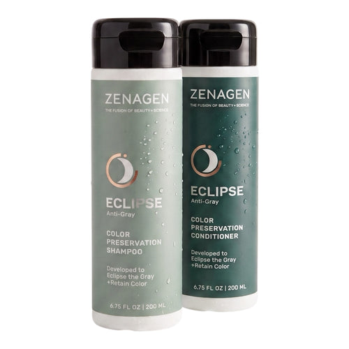 Zenagen Eclipse Color Preservation + Gray Support Shampoo & Conditioner 6.75 Oz Set