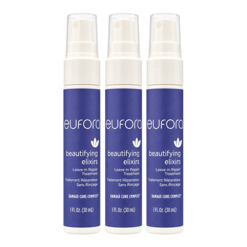 Eufora Beautifying Elixirs Leave-in Repair Treatment 1 Oz | Pack of 3 (3 Oz Total Value)