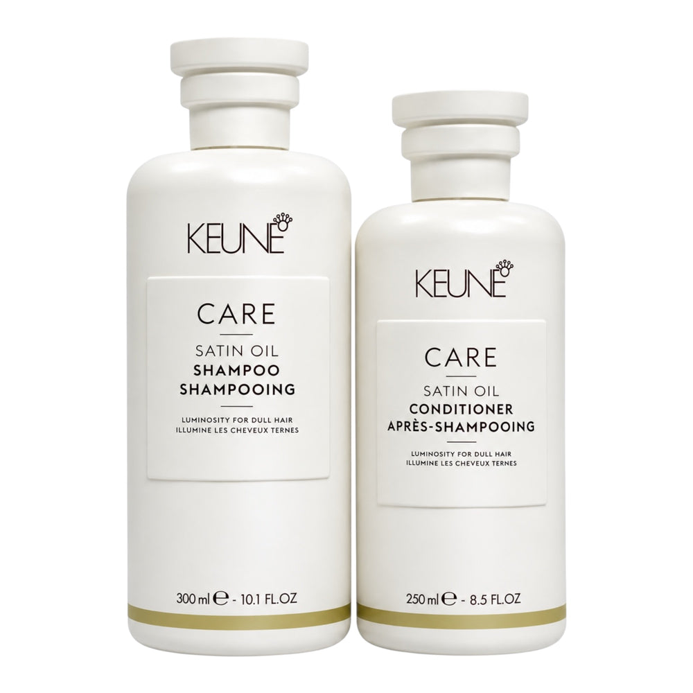 Keune Care Satin Oil Shampoo 10.1 Oz & Conditioner 8.5 Oz Set