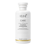 Keune Care Vital Nutrition Shampoo in 10.1 oz bottle, featuring nourishing formula for healthy, shiny hair.