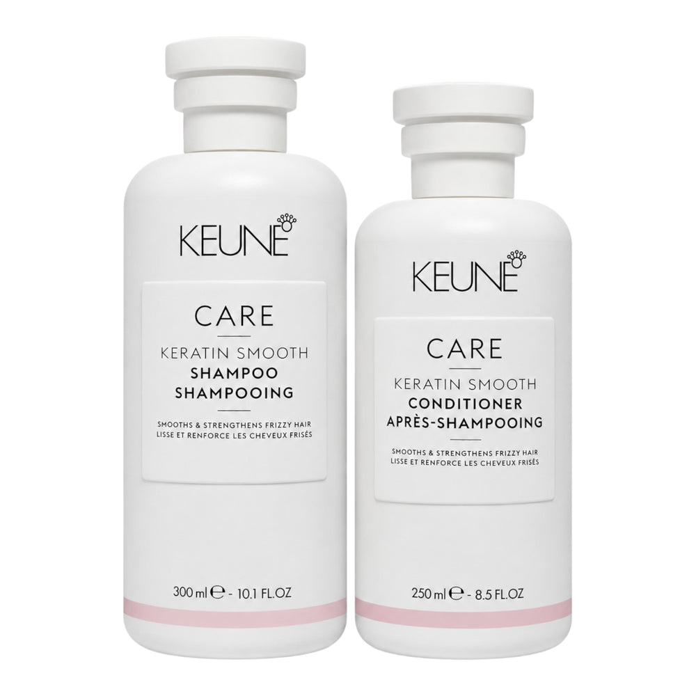 Keune Care Keratin Smooth Shampoo 10.1 & Conditioner 8.5 Oz Set
