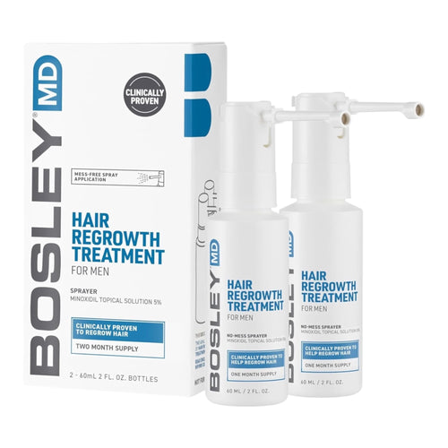 Bosley MENS Hair Re-growth Treatment 5% 2-Pack  (2 Month Supply)