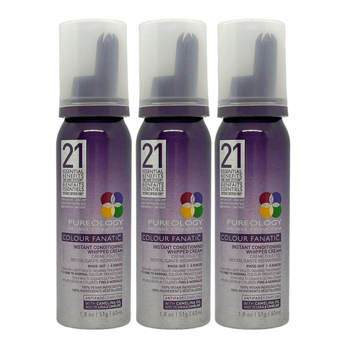 Pureology Colour Fanatic Instant Conditioner Whipped Cream 1.8 Oz (Pack of 3) - Beauty Gables 