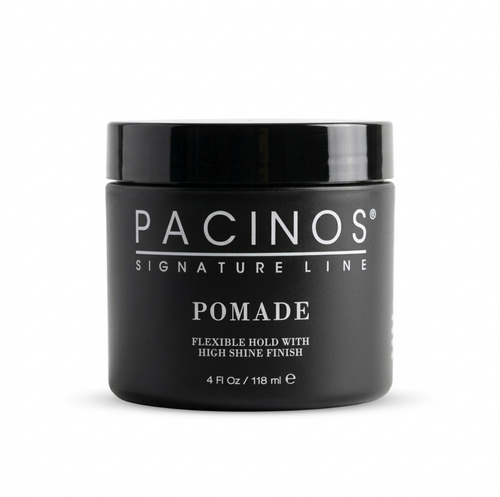Pacinos Pomade Flexible Hold with High Shine Finish 4 Oz (Pack of 3)