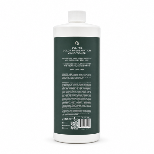 Zenagen Eclipse Color Preservation+Gray Support Conditioner Designed for Dull, Processed+Aging Hair 32 Oz