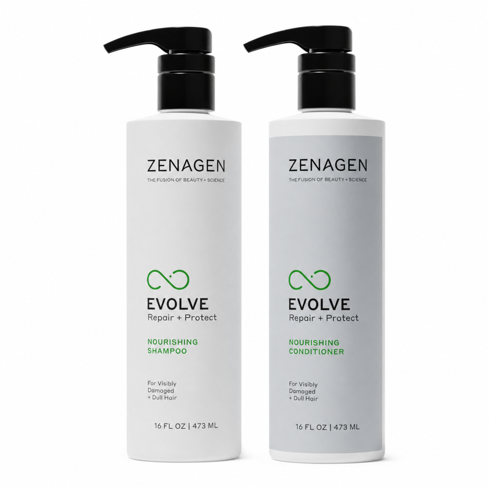Zenagen Evolve Nourishing Shampoo & Conditioner Repair + Protect 16 Oz Set