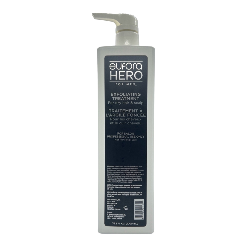Eufora Hero For Men Exfoliating Treatment for Dry Hair & Scalp 33.8 Oz